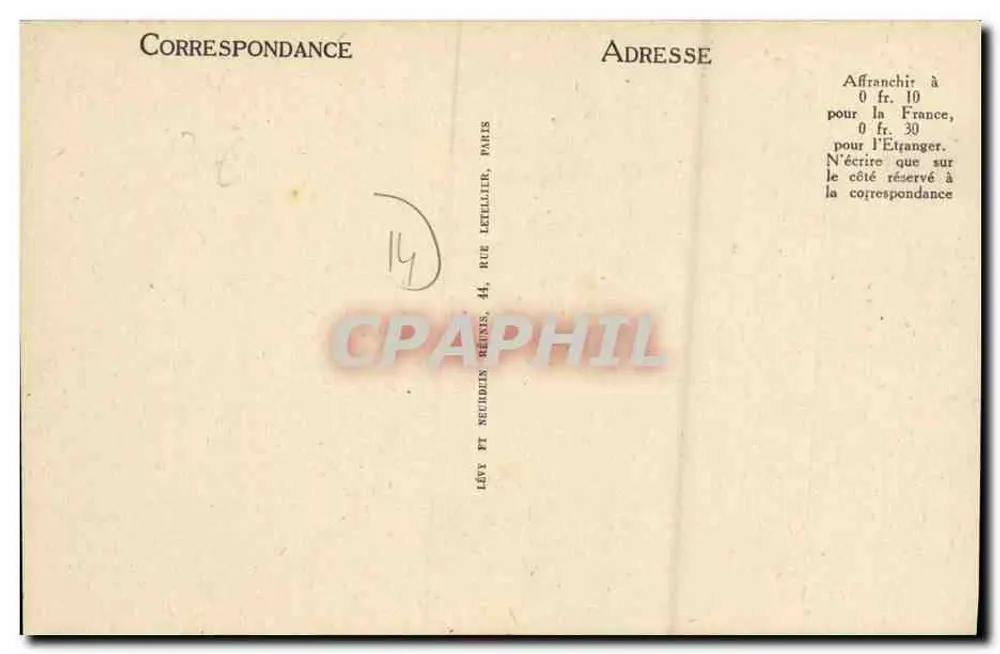Luc-sur-Mer — A Praia — Selecta LL n°28 - Verso