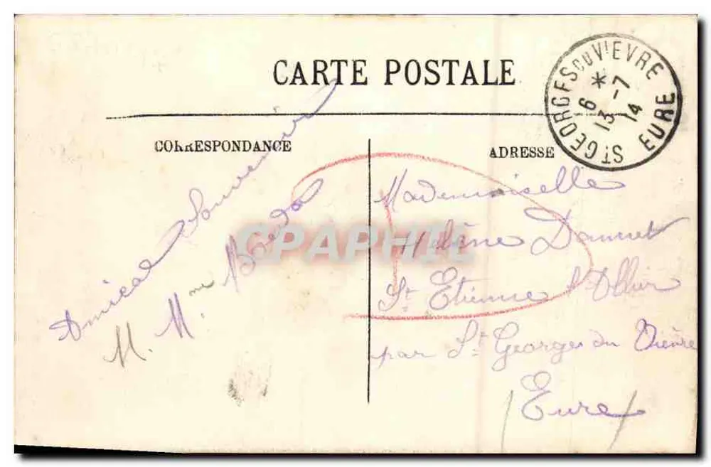 Luc-sur-Mer — A Praia em Direção a Lion — Selecta, n°57 - Verso