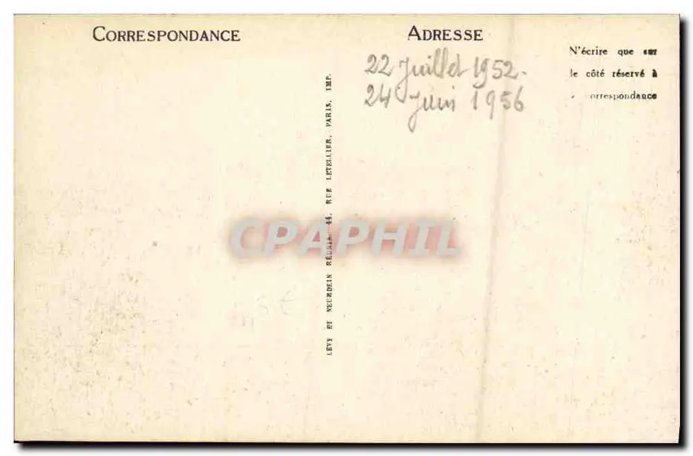 Luc-sur-Mer — A Praia — LL. — n°59 - Verso