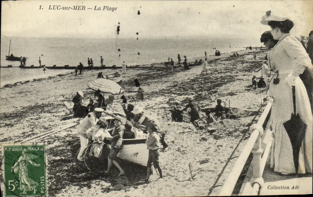 LUC-sur-MER — Die Strand — Sammlung AD - Vorderseite