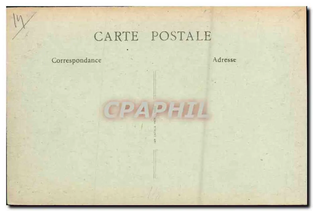 Luc-sur-Mer (Calvados) — A Praia com Maré Baixa — Guiaze-Basse Paris-Bijou n°12 - Verso