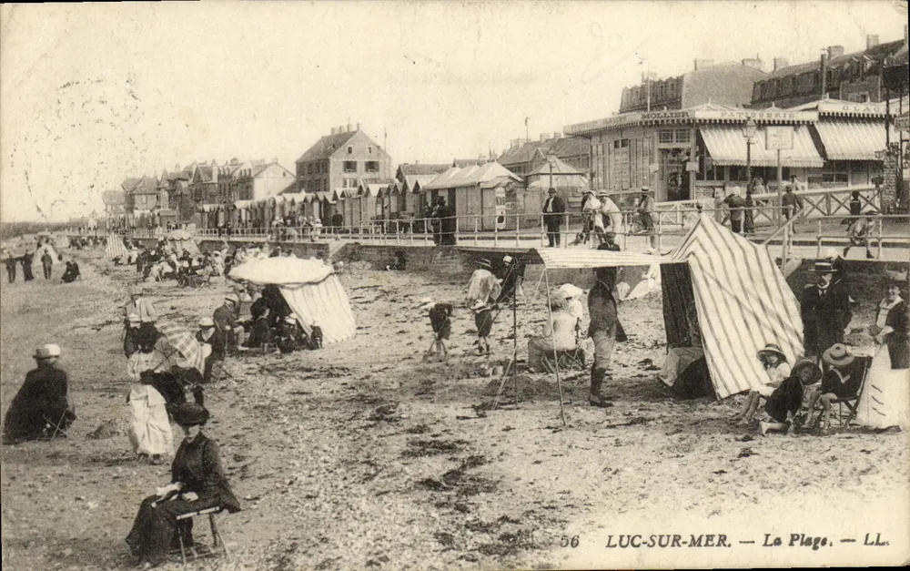 Luc-sur-Mer — A Praia — LL. — N° 56 - Frente