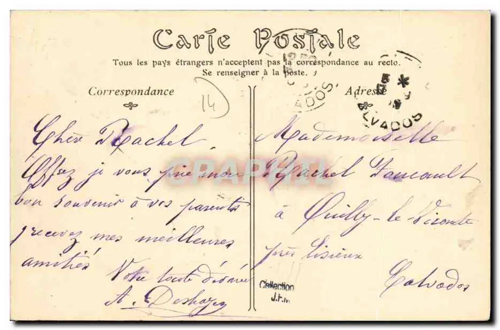 Luc-sur-Mer (Calvados) — A Praia — ND Fot. n°324 - Verso