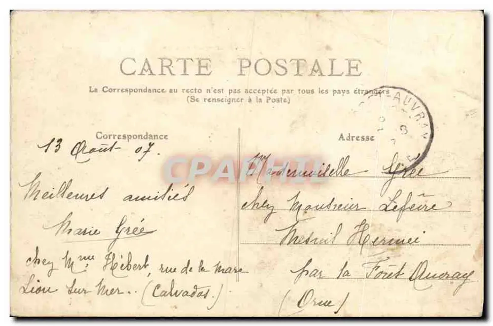 Luc sur Mer — Rue du Grand Orient — editor MT - Verso