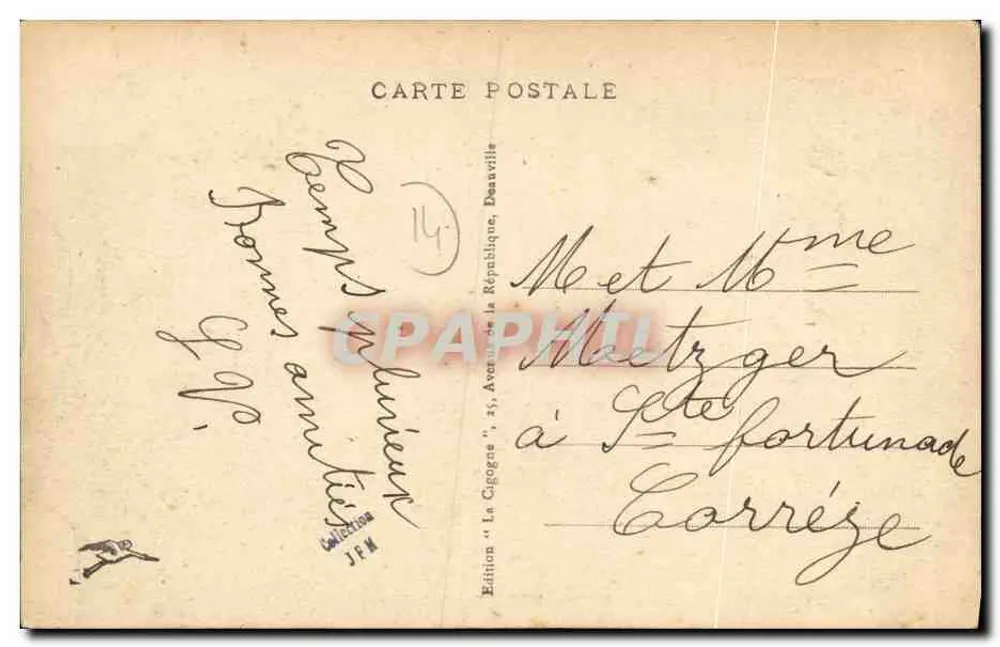 LUC-sur-MER - Rue de la Mer — Édition JPM, n°6 - Verso