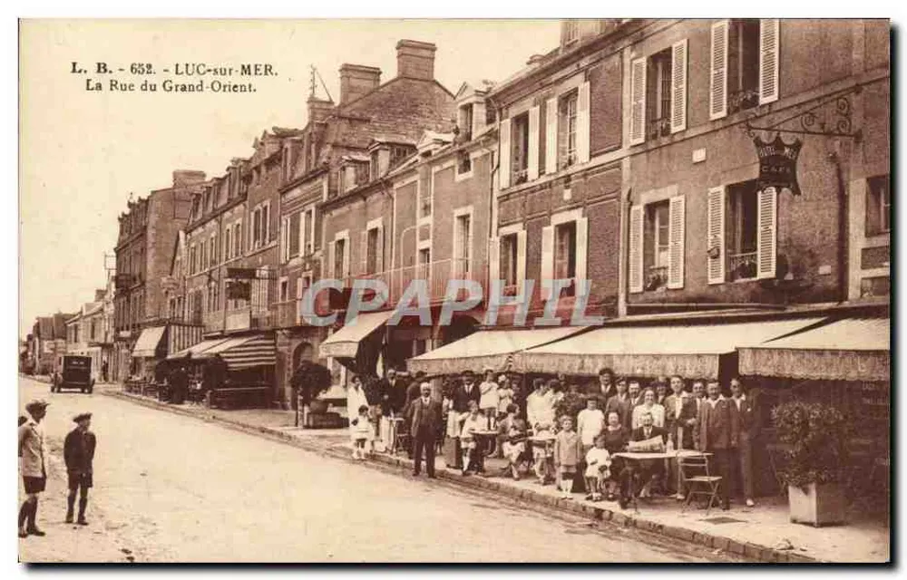 Luc-sur-Mer — Die Straße des Grand-Orient — L. B. - 652 - Vorderseite