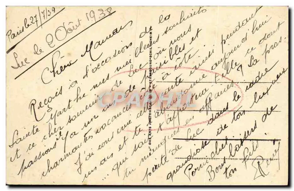 Luc-sur-Mer — A Rue de la Mer — LL 85 - Verso