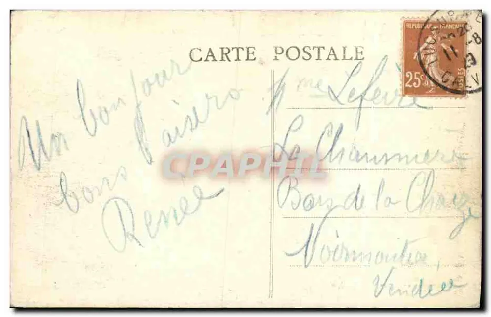 Luc-sur-Mer — Bairro Montmartre — editor J. Doury & Cie, n°15 - Verso