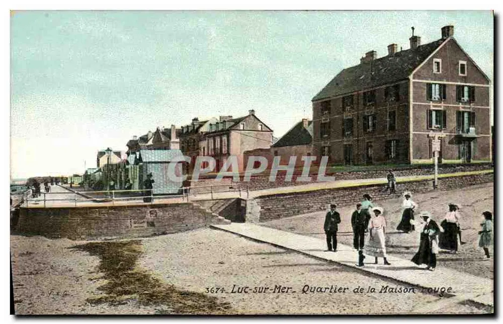 Luc-sur-Mer - Bairro da Casa Vermelha — n° de série 3674 - Frente