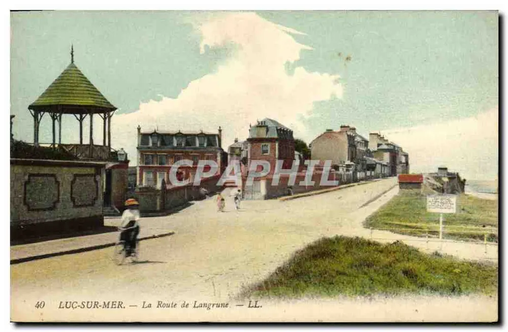 Luc-sur-Mer — A Rota de Langrune — LL. n°40 - Frente