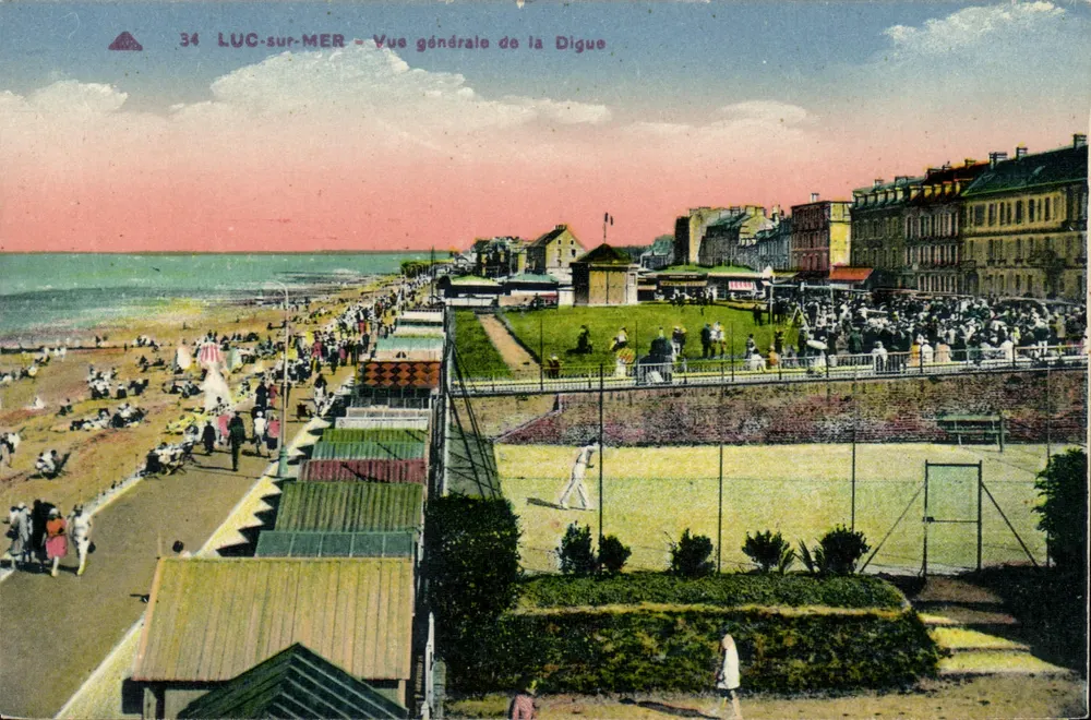LUC-sur-MER — Allgemeiner Blick auf den Damm — Verlag Alsatienne des Arts Historico-Graphiques - Vorderseite