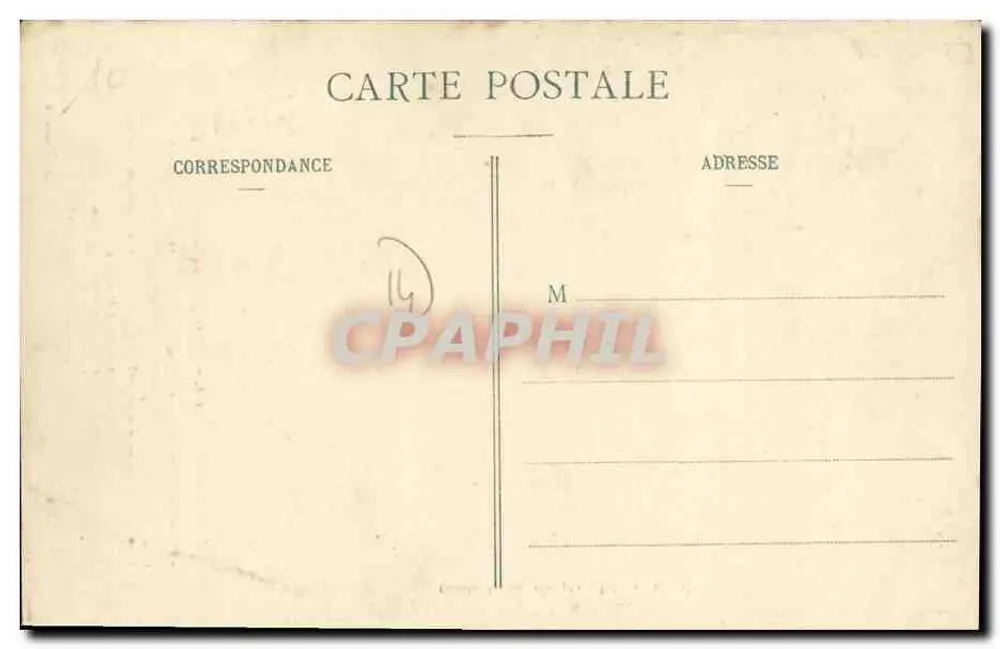 Le Gigot d'Aunay — Camille Jeanne, édit.-phot. Falaise, n°125 - Verso