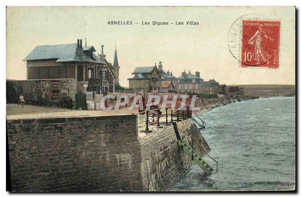 Asnelles — Les Diques — Les Villas — Beaurepaire, édit. Asnelles - Vorderseite