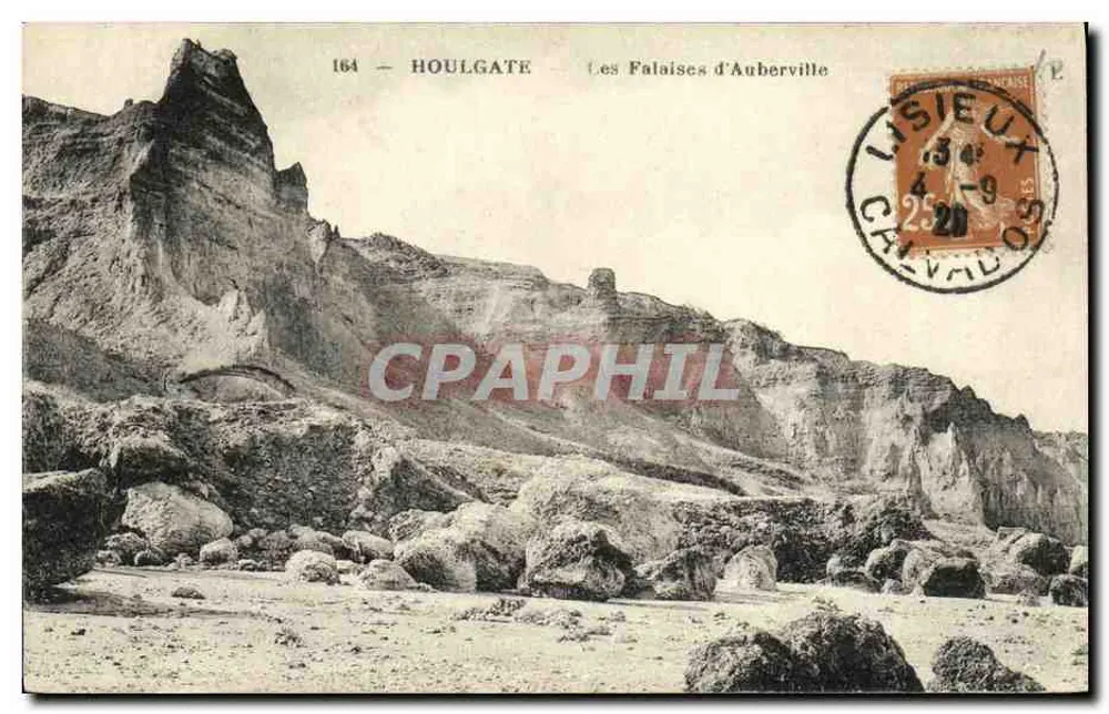 Les Falaises d'Auberville — Houlgate — Céva & Neurdein Réunis, Paris - Recto