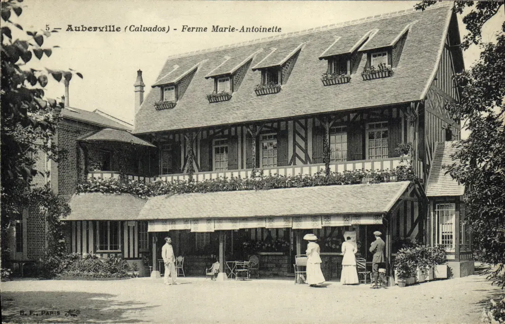 Auberville (Calvados) - Bauernhof Marie-Antoinette — B.F. Paris, n°5 - Vorderseite