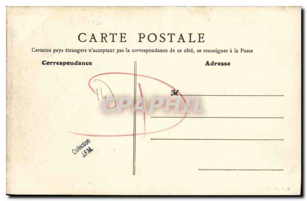 Auberville (Calvados) - Bauernhof Marie-Antoinette — B.F. Paris, n°5 - Rückseite