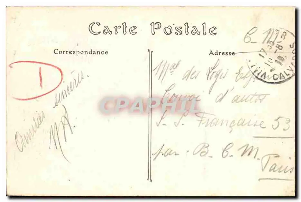 Auberville — The Cliffs — ND. Phot. n°116 - Back
