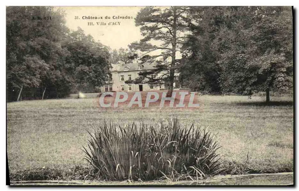 Vila de AGY — Castelos do Calvados — editor L.D. 131 - Frente