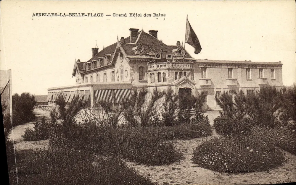 Asnelles-la-Belle-Plage — Grand Hotel des Bains — Photo Pemalier, n° 60 - Vorderseite