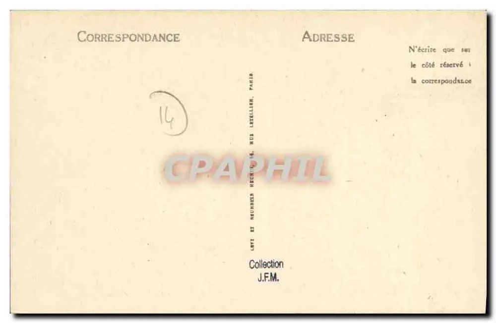 Asnelles-la-Belle-Plage — Die Villen an der Digue, die Schönere Plage — Édition Médulien Lefèvre - Rückseite