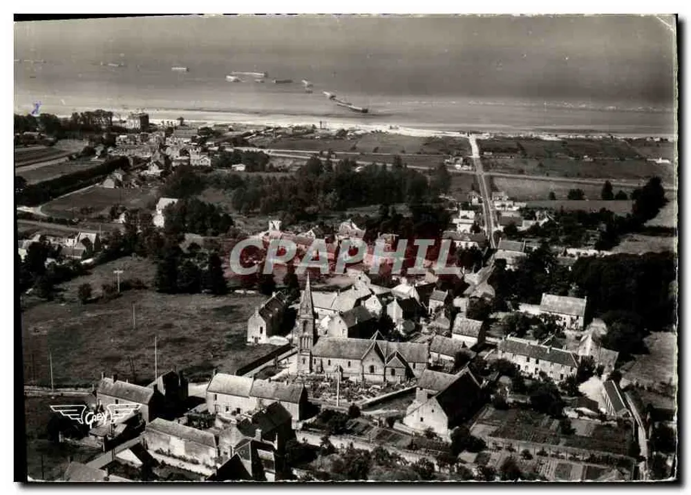 Asnelles-sur-Mer — Vue d'ensemble, au loin, la Mer — Artaud Delvert, Nantes - Recto