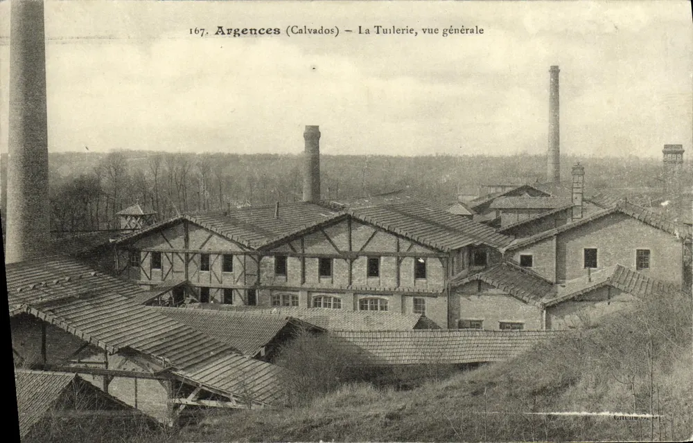 Argences (Calvados) — La Tuilerie, vue générale — éditeur impr. sur la carte n°167 - Voorkant