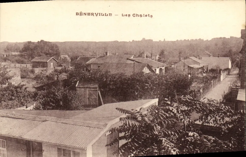 BÉNÉRVILLE — Os Chalets — Coll. Henry - Frente