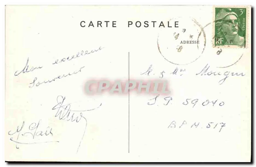 Bernières (Calvados) — Wrackteile von Booten, die für den Alliierten Landung im Juni 1944 genutzt wurden — Rep. int. - Rückseite