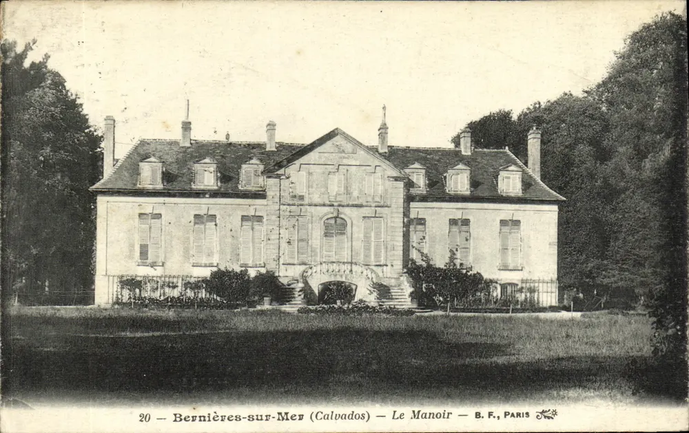 Bernières-sur-Mer — O Manoir — B.F., Paris - Frente