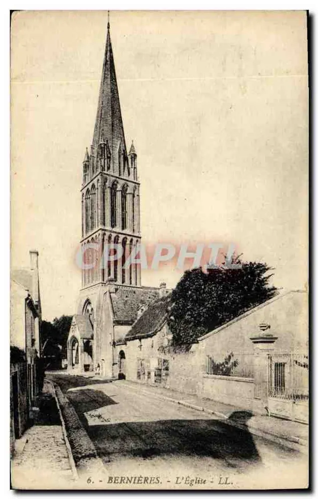 Bernières - A Igreja — Editor LL, n°6 - Frente