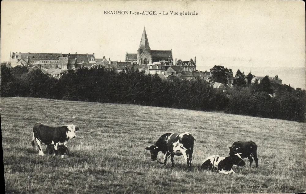 Beaumont-en-Auge - Allgemeiner Blick — R. Barbier, 246, Cl. Ozanne - Vorderseite