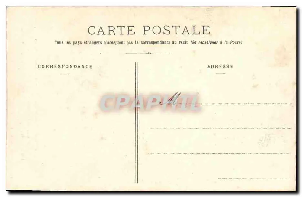 Beaumont-en-Auge — Estátua do Coronel Langlois — J.-C. Langlois, fotógrafo-editor, em Pont-l'Évêque - Verso