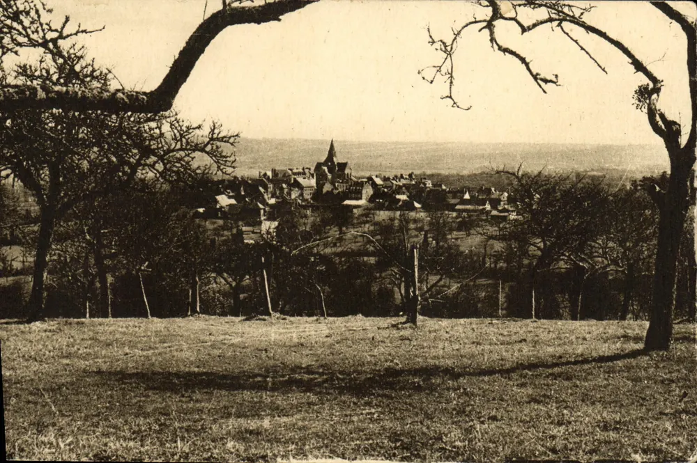 Beaumont-en-Auge — Blick durch die Apfelbäume — Éditions Artistiques Roch - Lisieux - Vorderseite
