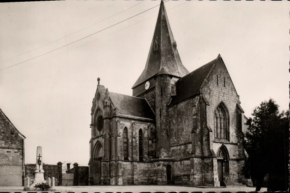 Beaumont-en-Auge (Calvados) — A Igreja — Edição J.F.M. n°14 - Frente