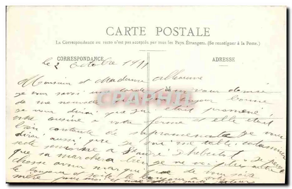 Beaumont-en-Auge (Calvados) - Vista geral — R. Barbier, editor, Pont-l'Évêque - G.L. Ozange - Verso