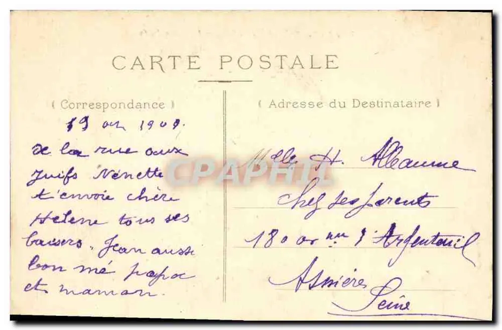 Beaumont-en-Auge (Calvados) — Rue aux Juifs — Éditeur : Beau mont (Calvados) - Rückseite