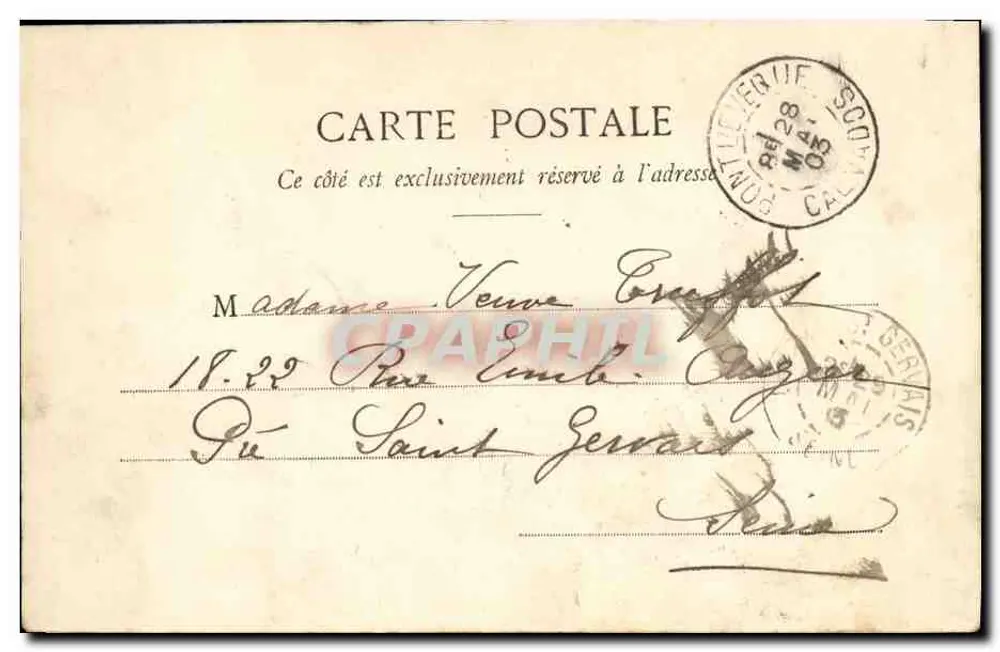 Vista geral de Beaumont-en-Auge (Calvados) — editor Luceux, n° 78 - Verso