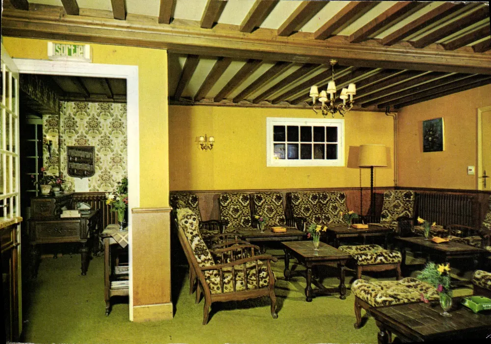 Sala da pranzo — Hostellerie du Moulin du Pré — Fotografia Industriale Purisienne - Recto