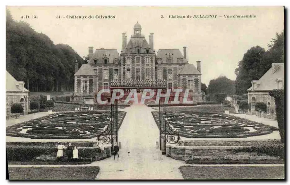 Schloss Balleroy — Übersicht — A. Duboq, Verlag, Calvados - Vorderseite