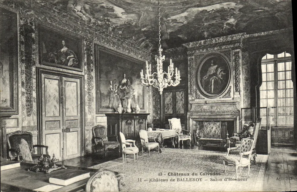 Château de Balleroy — Salon d'Honneur — Châteaux du Calvados - Vorderseite