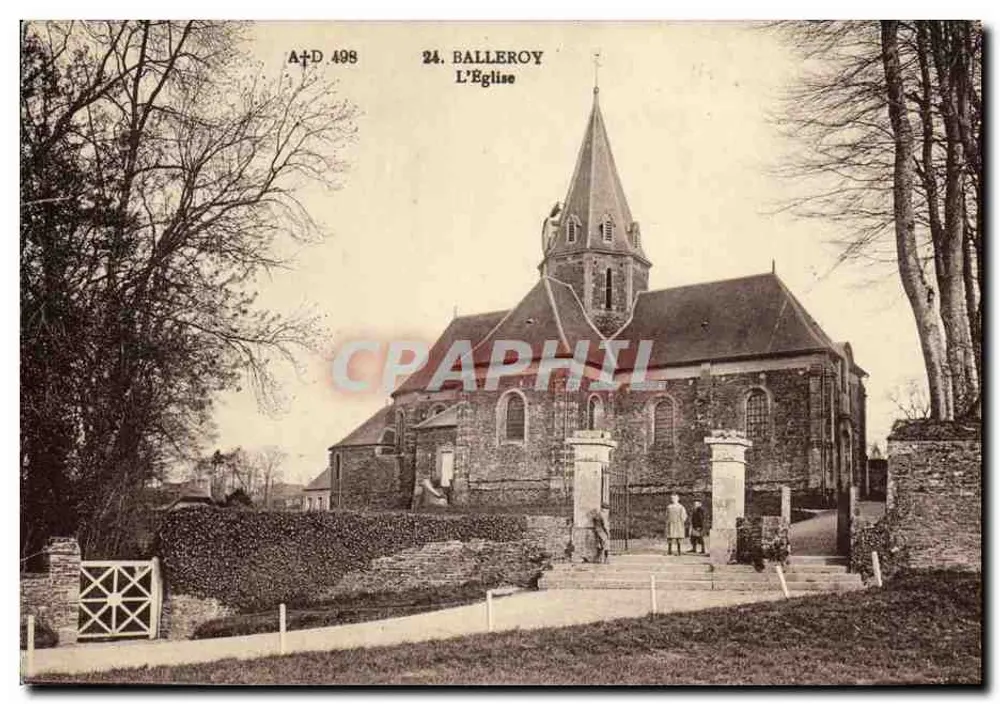 Balleroy — A Igreja — A. Dubosq, editor - Frente