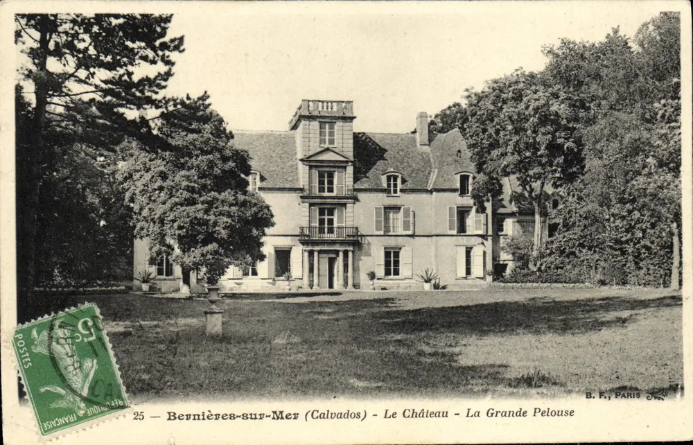 Bernières-sur-Mer (Calvados) — Das Schloss — La Grande Pelouse — B.F., Paris - Vorderseite