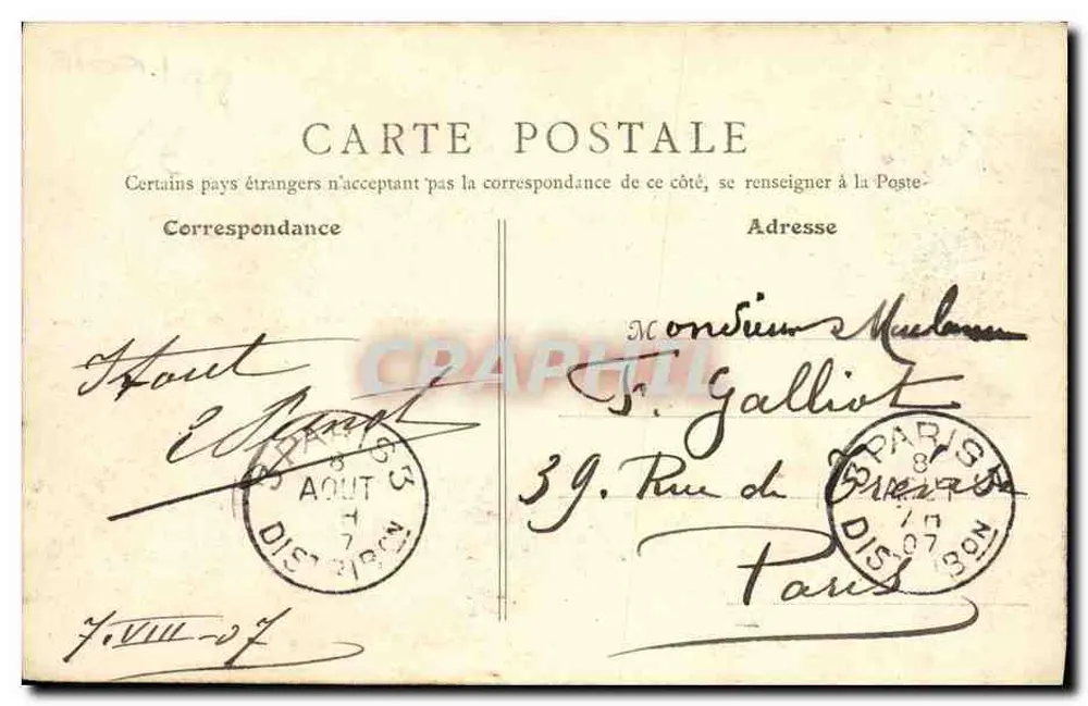 Bernières (Calvados) - Rue de la Gare - Der Übergang — B.F., PARIS, n°24 - Rückseite