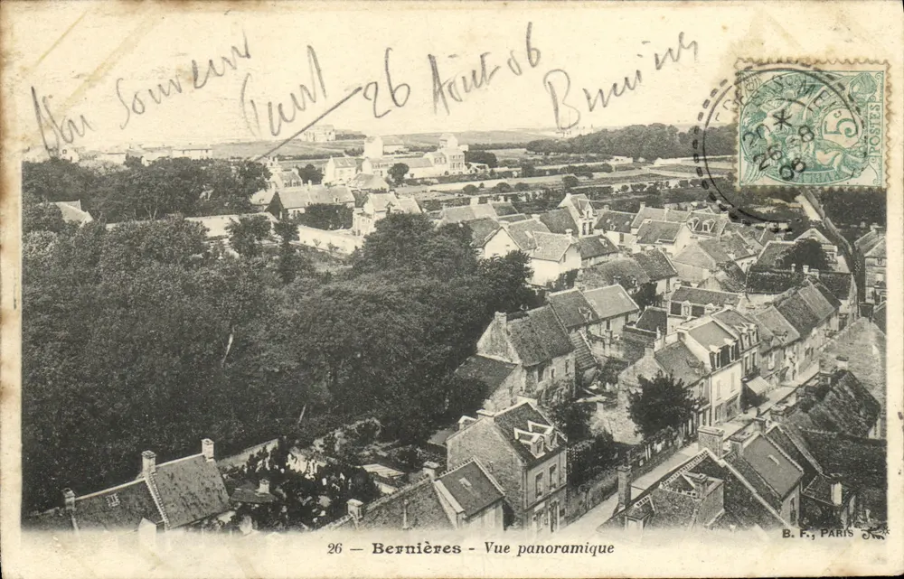 Bernières - Panoramische uitzicht — B.F., PARIS — n°26 - Voorkant