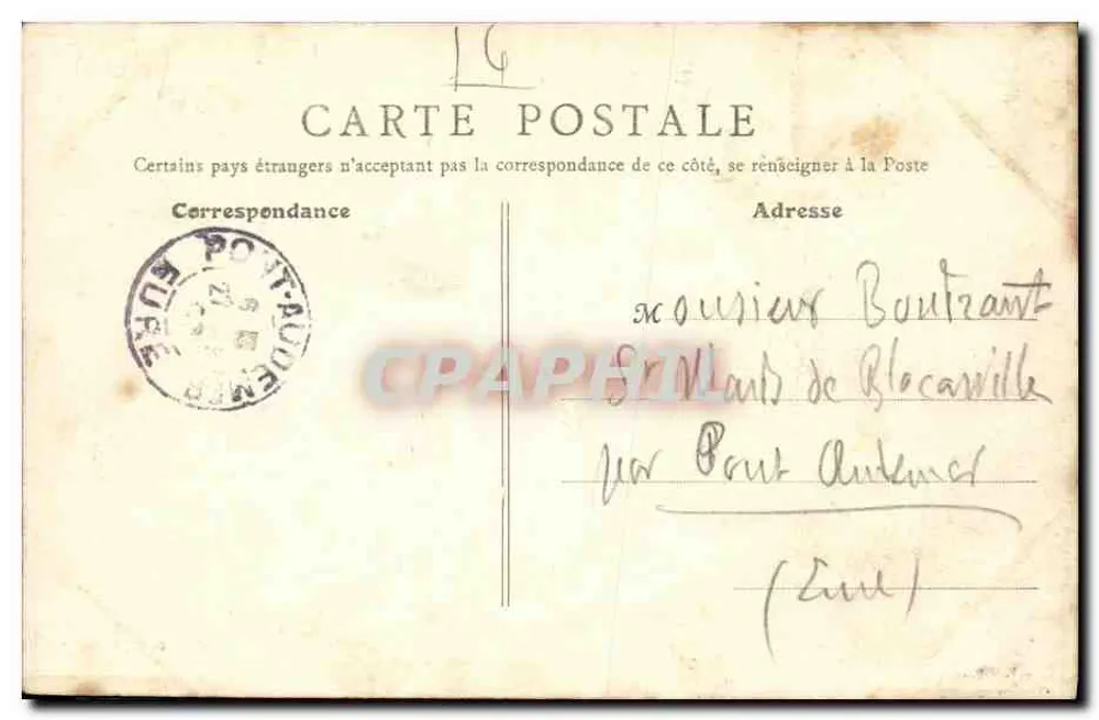 Bernières - Panoramische uitzicht — B.F., PARIS — n°26 - Achterkant