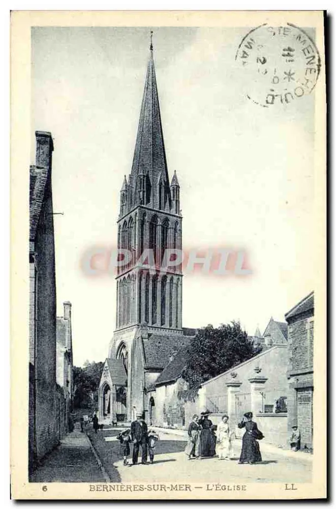 Bernières-sur-Mer — A Igreja — LL - Frente