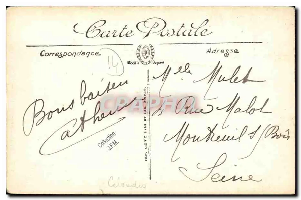 Bernières-sur-Mer — O Calvário — LL - Verso