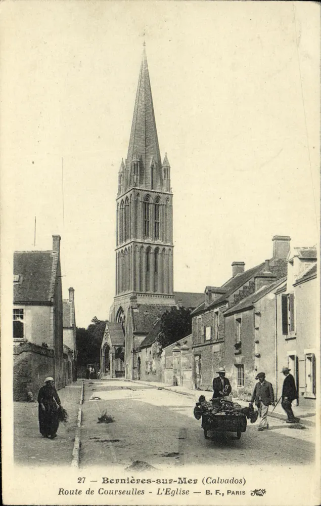 Bernières-sur-Mer — Kirche — B.F., PARIS - Vorderseite