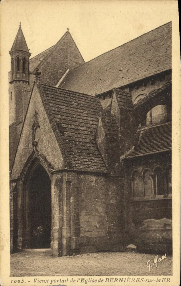 Altes Portal der Kirche von Bernières-sur-Mer — G. Maas, n° 1005 - Vorderseite