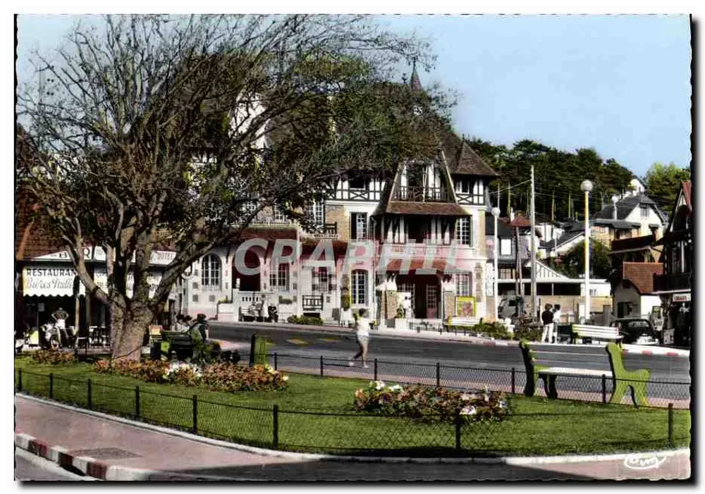 Blonville-sur-Mer — Das Rathaus und die Gärten — Drucker Combiér - Vorderseite